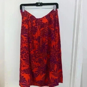 Old Navy Orange Beach print Skirt